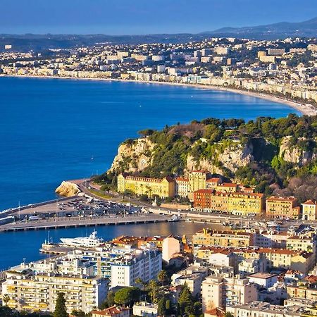 Beau 3 Pieces, 7 Pers, 2 Terrasses, Centre, Calme, Securite Apartment Nice Luaran gambar