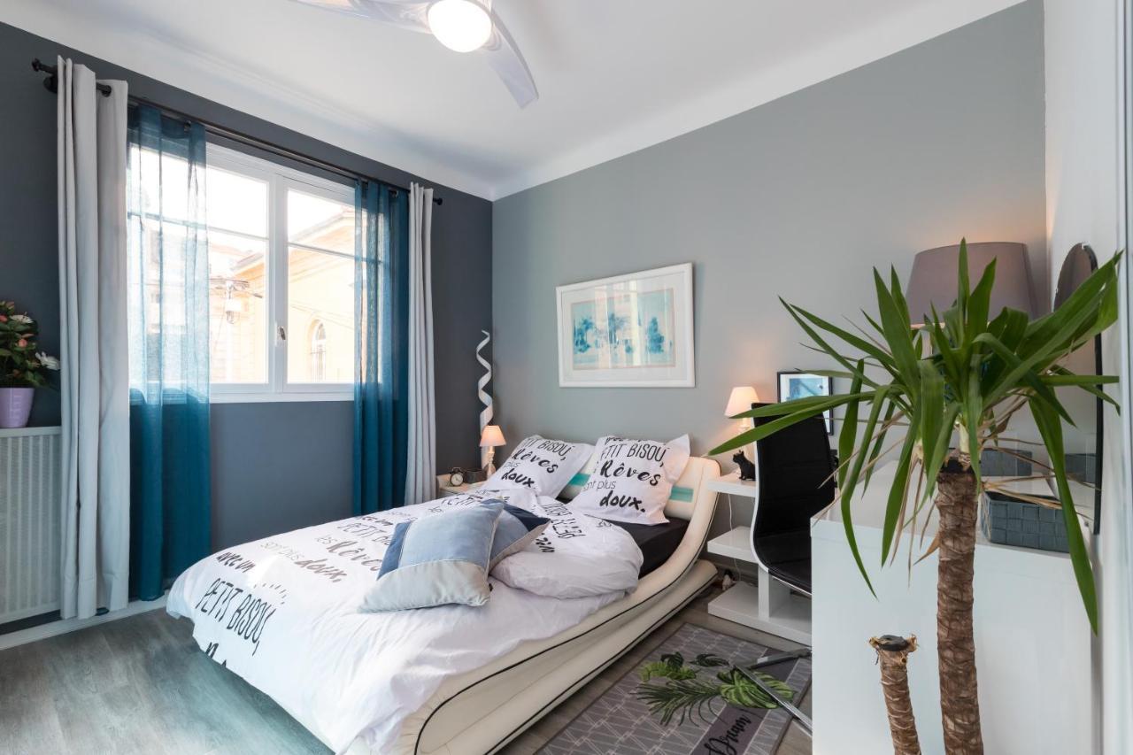 Beau 3 Pieces, 7 Pers, 2 Terrasses, Centre, Calme, Securite Apartment Nice Luaran gambar