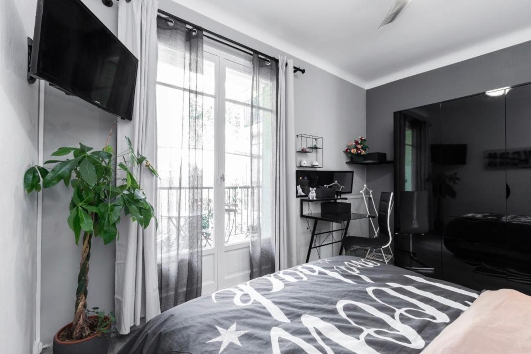 Beau 3 Pieces, 7 Pers, 2 Terrasses, Centre, Calme, Securite Apartment Nice Luaran gambar